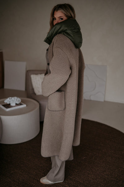 Credoni coat I Taupe