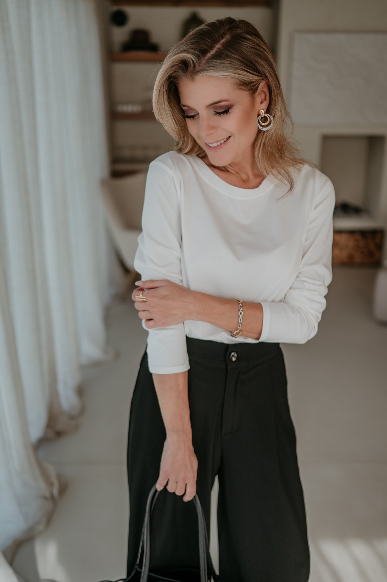 Quadi longsleeve I White