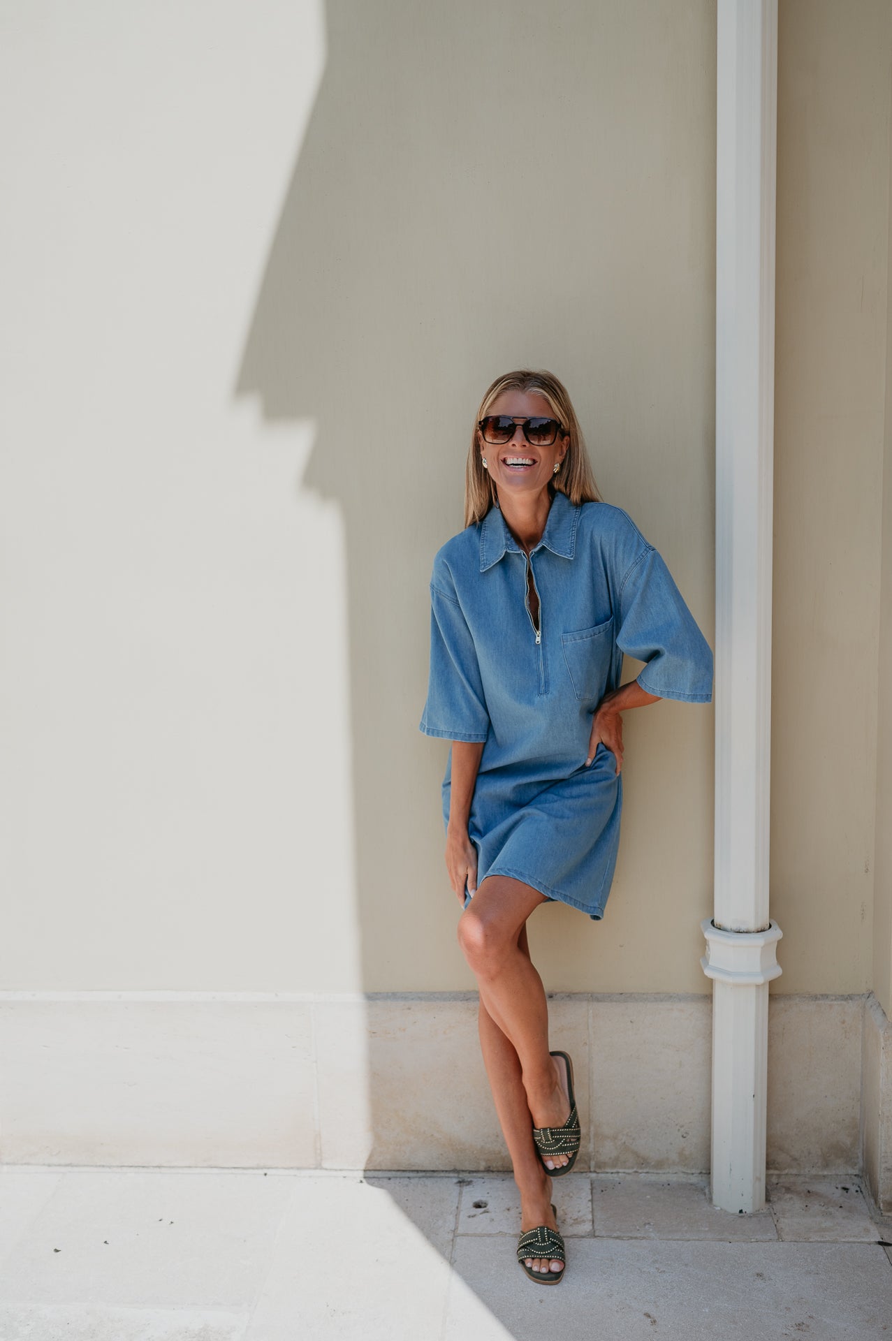 Avanza dress I Blue