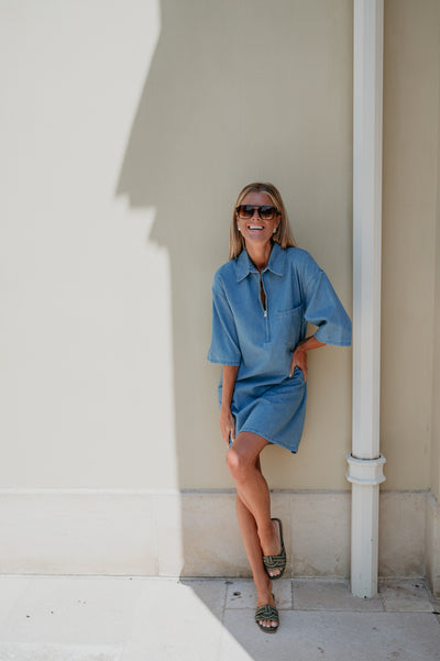 Avanza dress I Blue