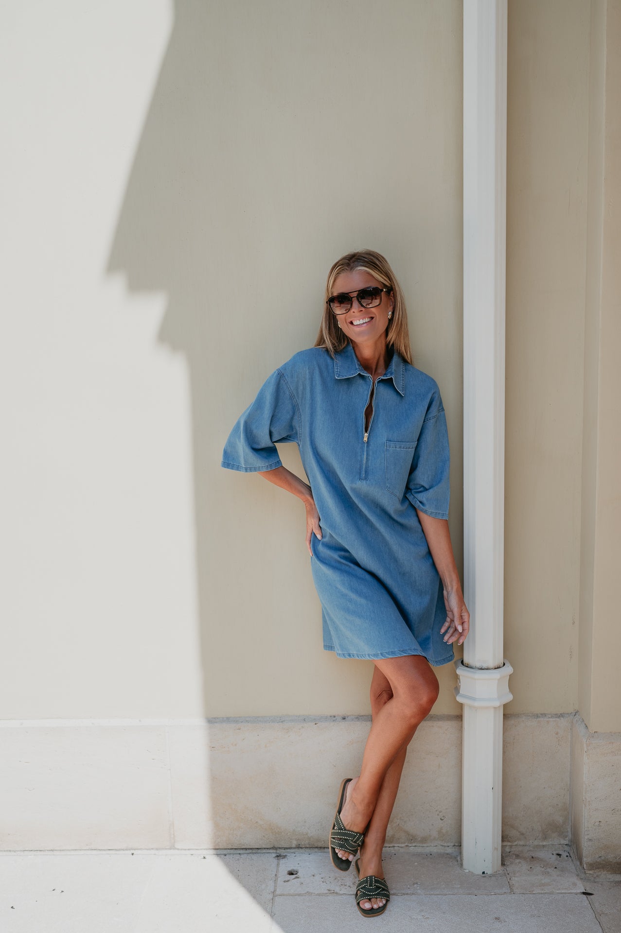Avanza dress I Blue