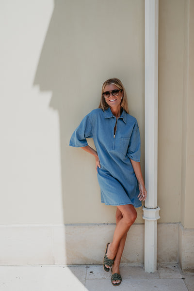 Avanza dress I Blue