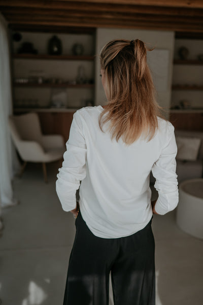 Quadi longsleeve I White