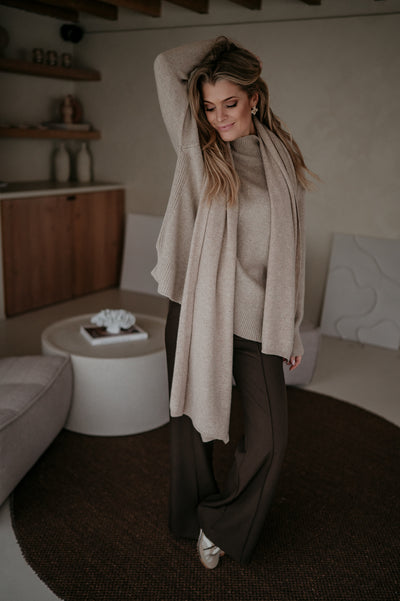 Nedio scarf I Beige