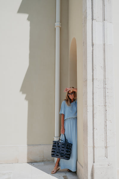 Sciarpa blouse I Blue