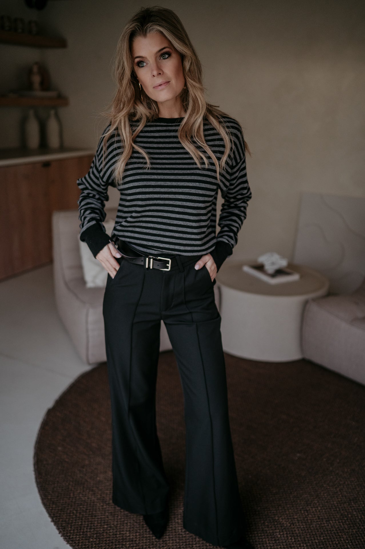 Poleri knit I Black & Grey