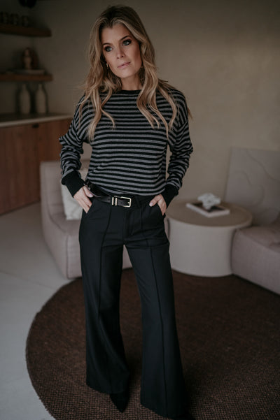 Poleri knit I Black & Grey