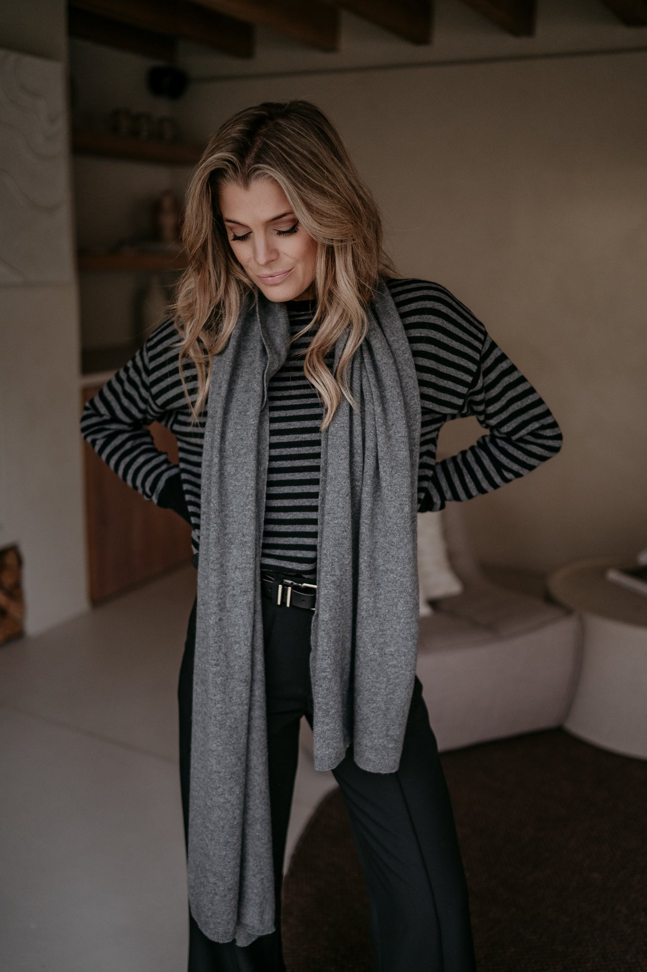 Nedio scarf I Grey
