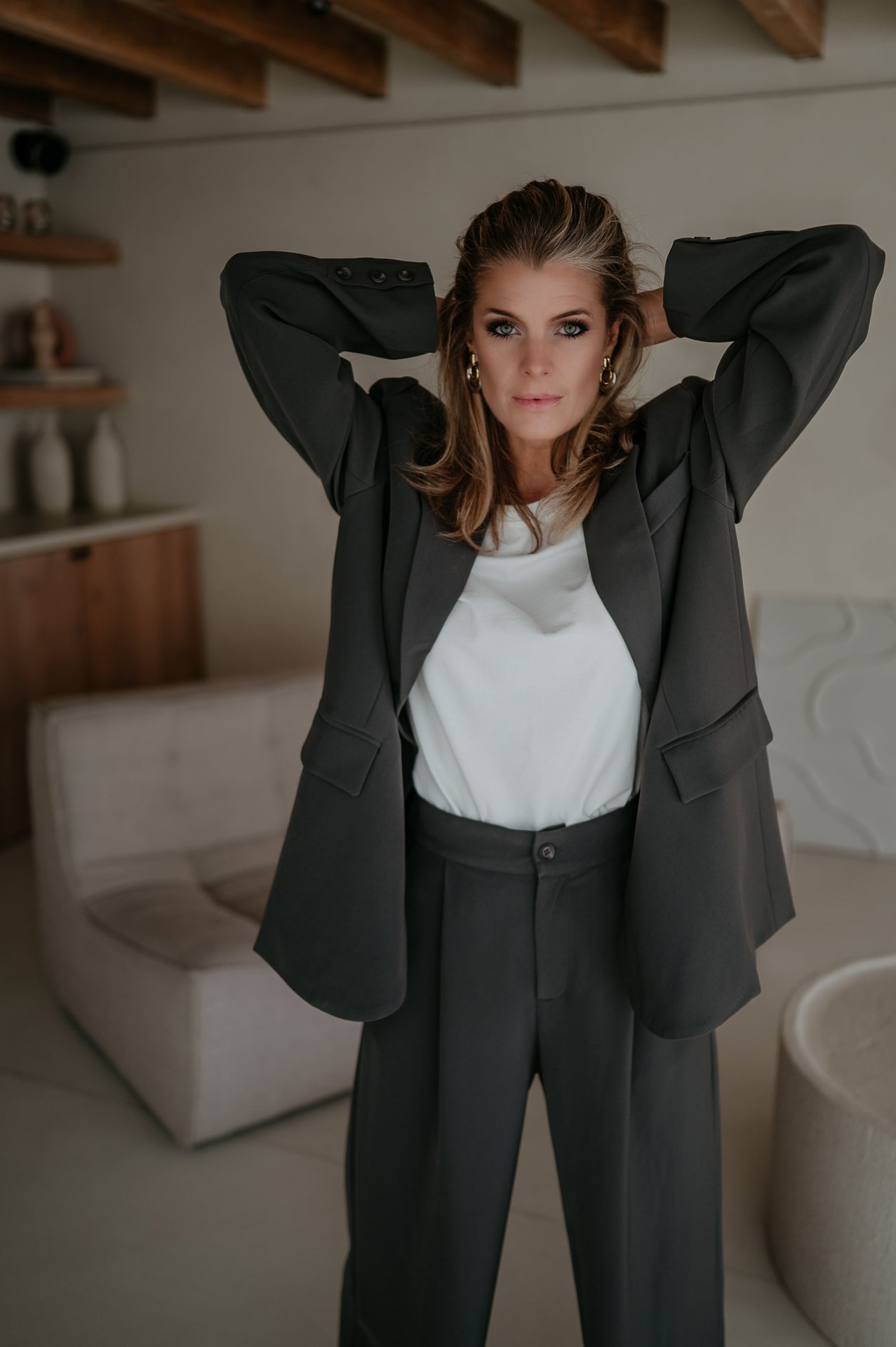 Prevo blazer I Grey