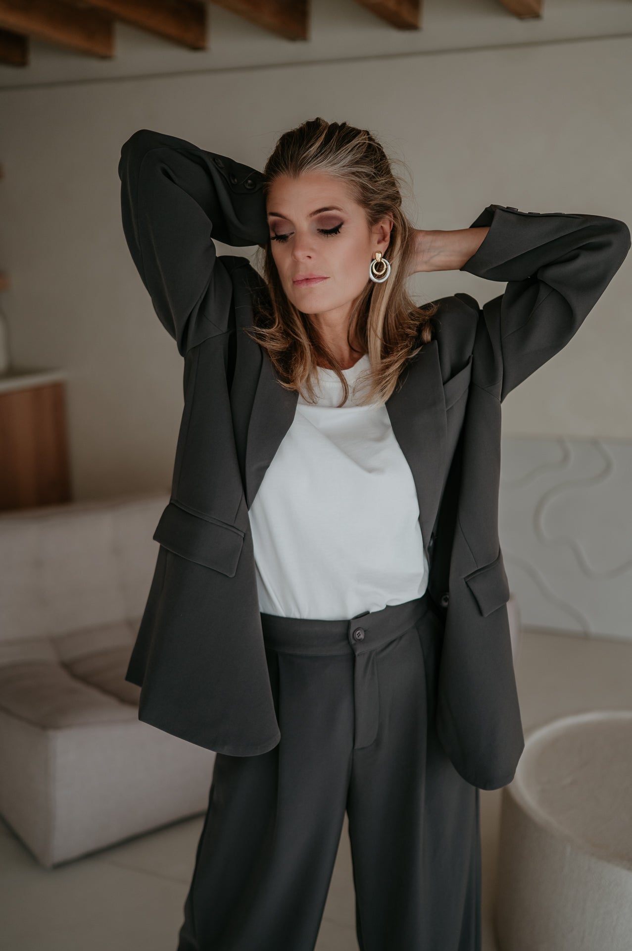 Prevo blazer I Grey