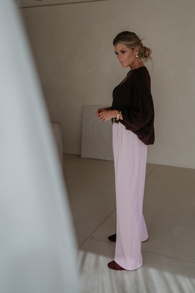 Frana knit I Burgundy