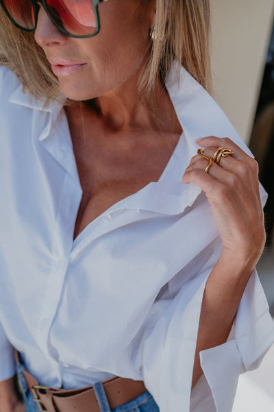 Aratro ring I Gold