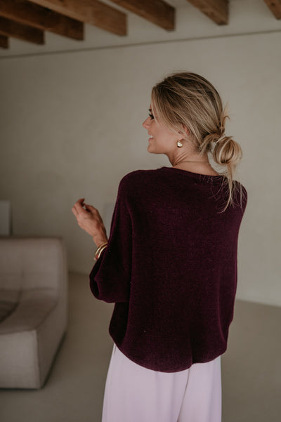 Frana knit I Burgundy