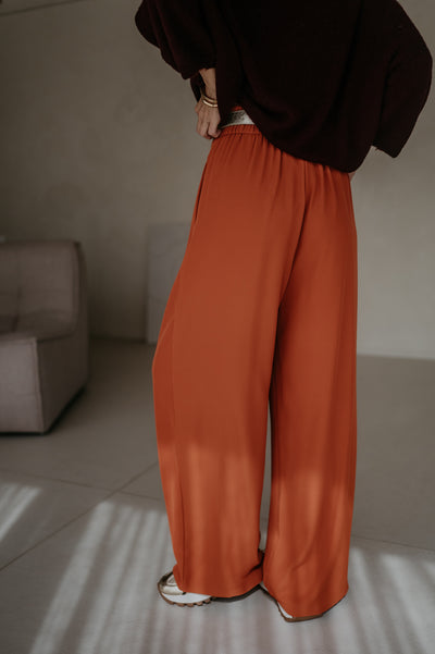 Fiaccola trousers I Terracotta
