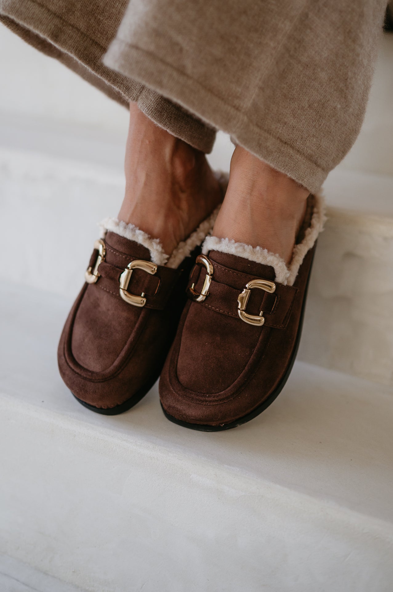 Solero slippers I Brown