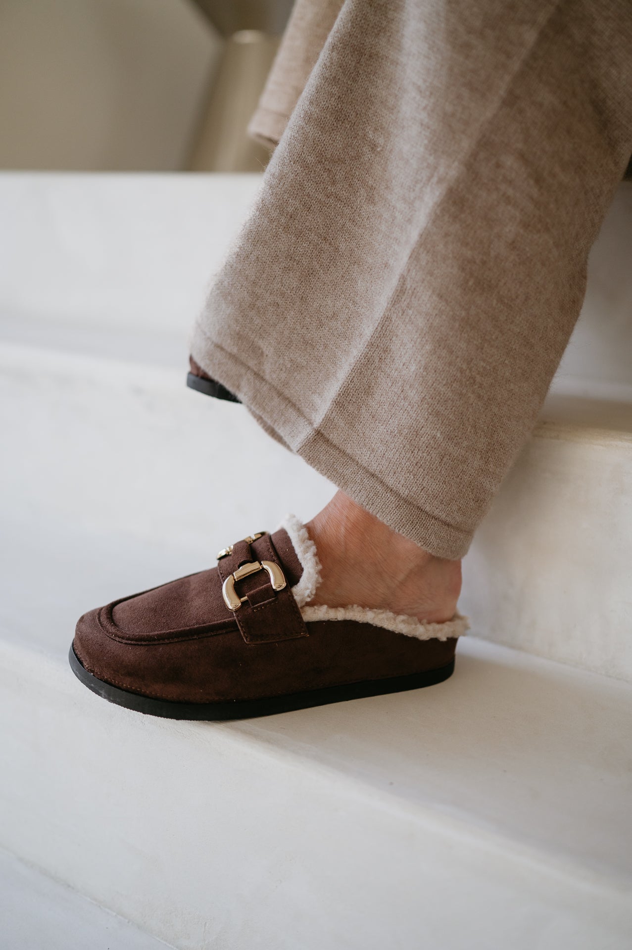 Solero slippers I Brown