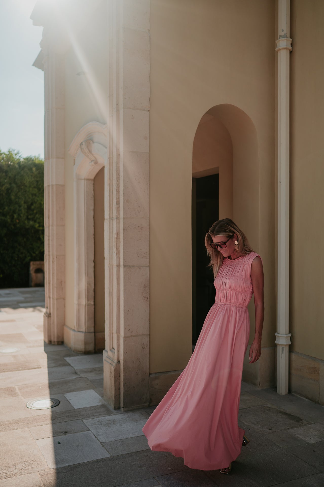 Fasano dress I Salmon Rose