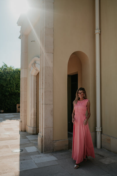 Fasano dress I Salmon Rose