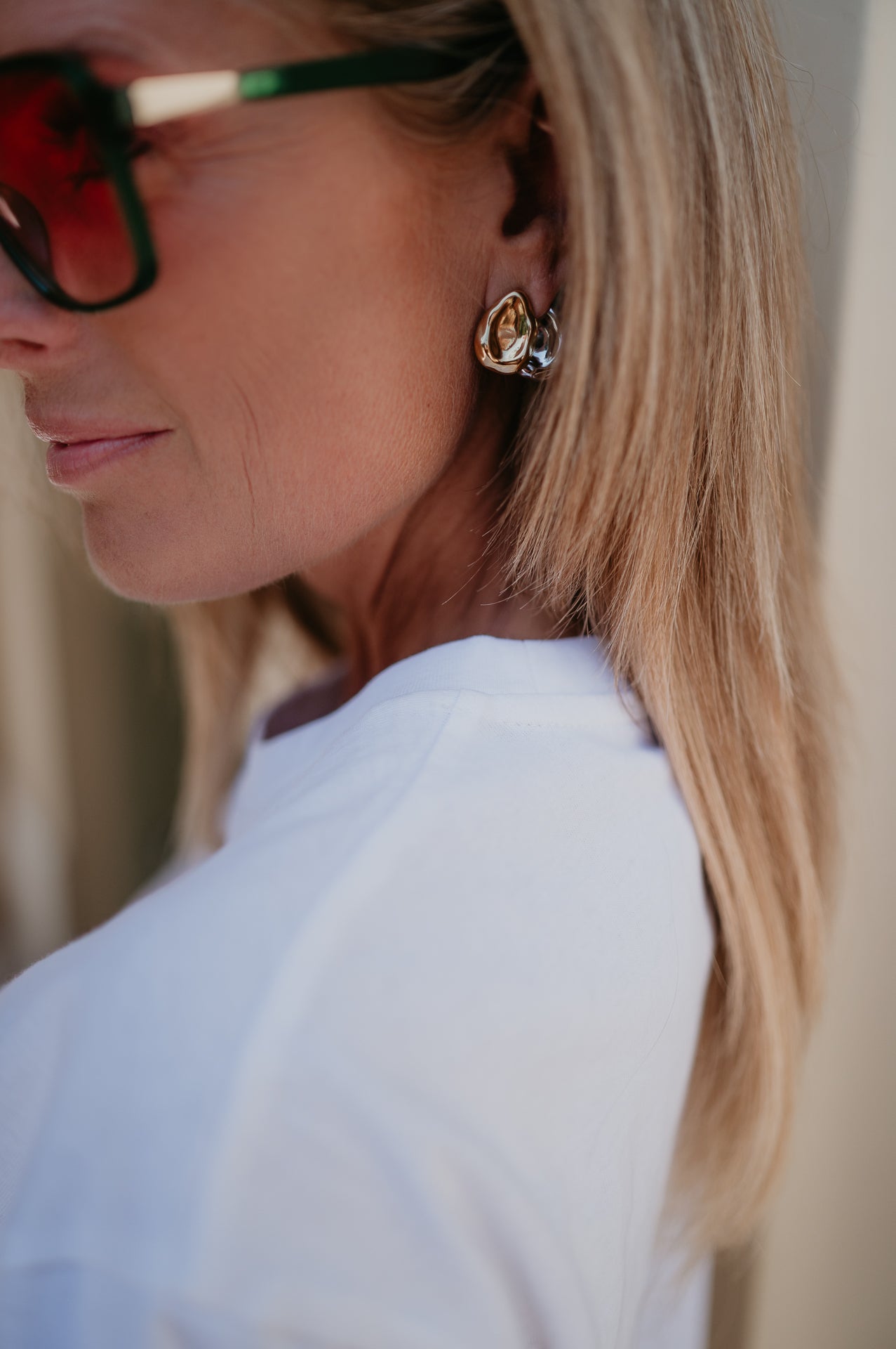 Denso earrings I Gold & Silver