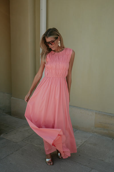 Fasano dress I Salmon Rose