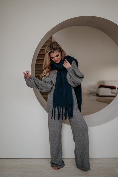 Odine scarf I Navy Blue