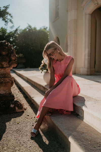 Fasano dress I Salmon Rose
