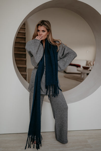 Odine scarf I Navy Blue