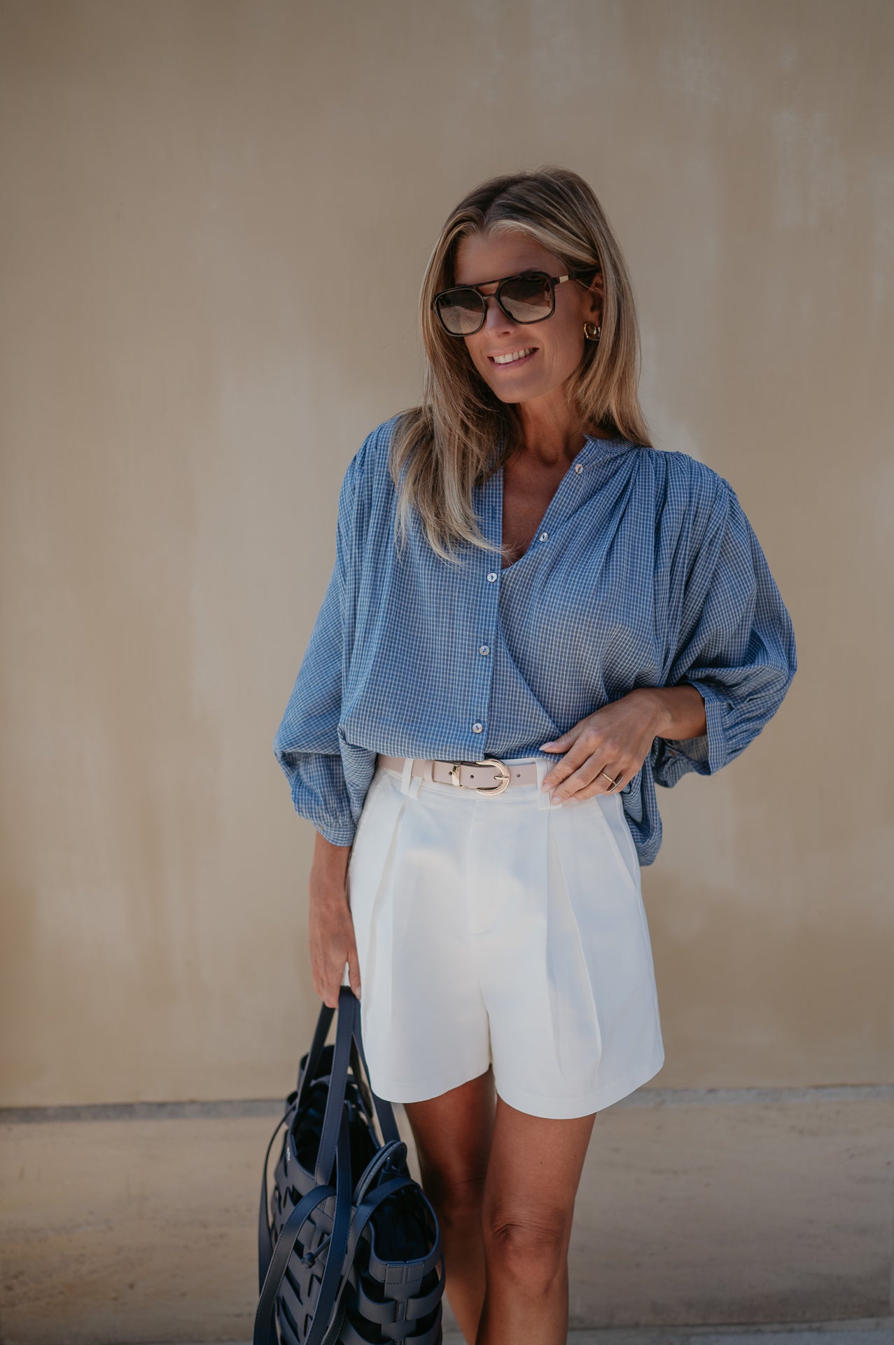 Scarno blouse I Blue