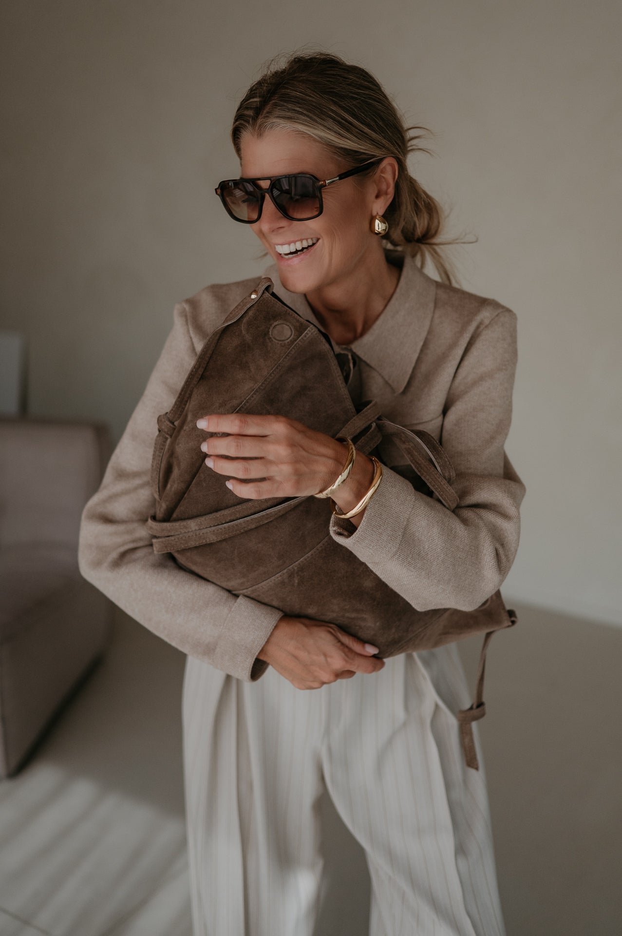 Ghirba handbag I Taupe