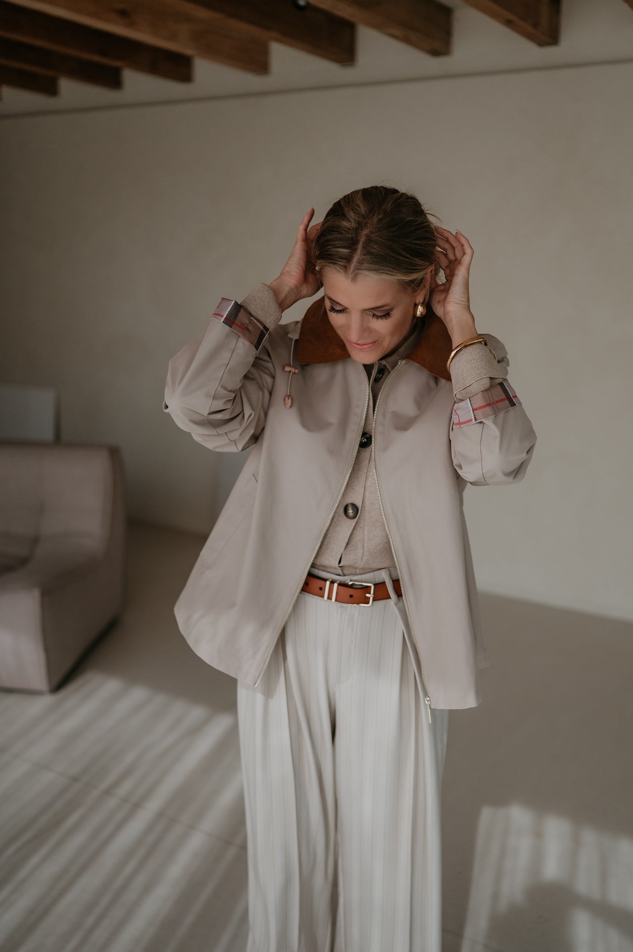 Mestolo jacket I Beige