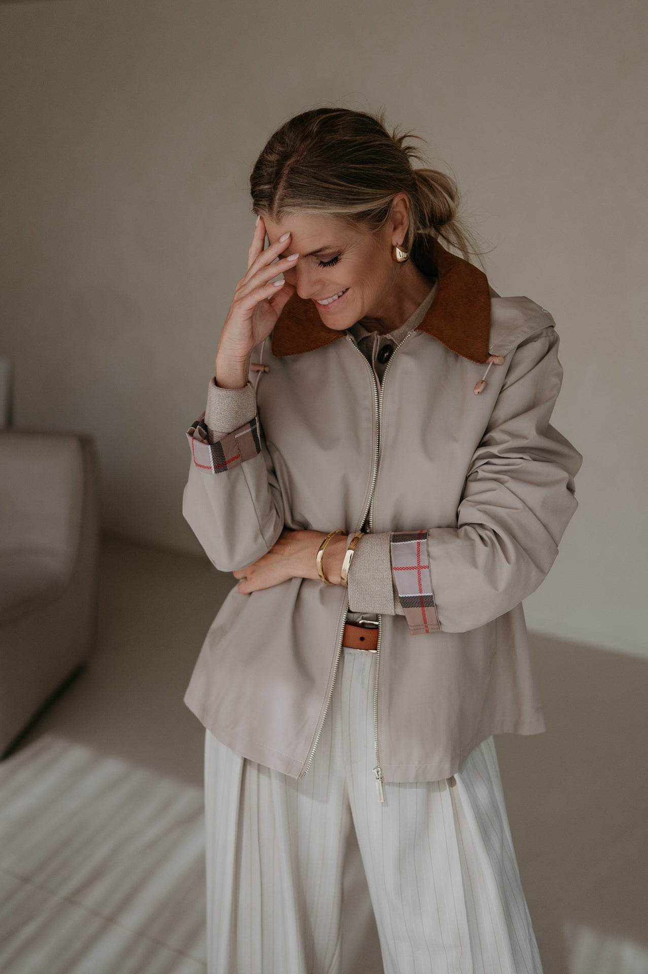 Mestolo jacket I Beige
