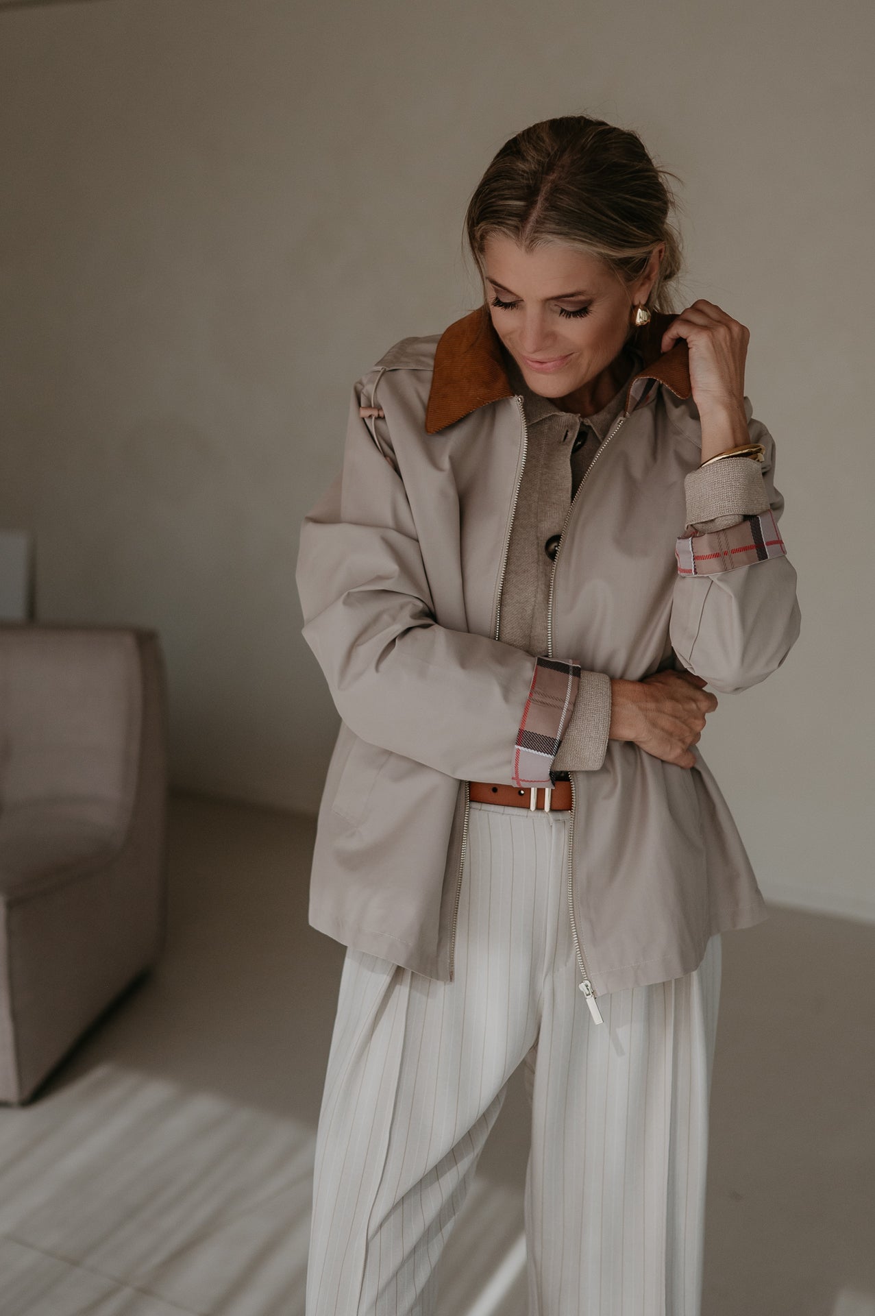 Mestolo jacket I Beige
