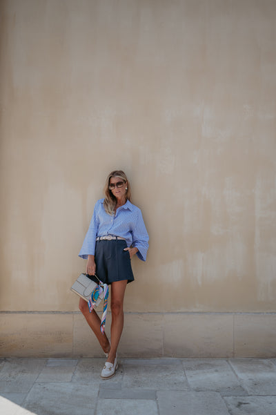 Grata shirt I Striped Blue