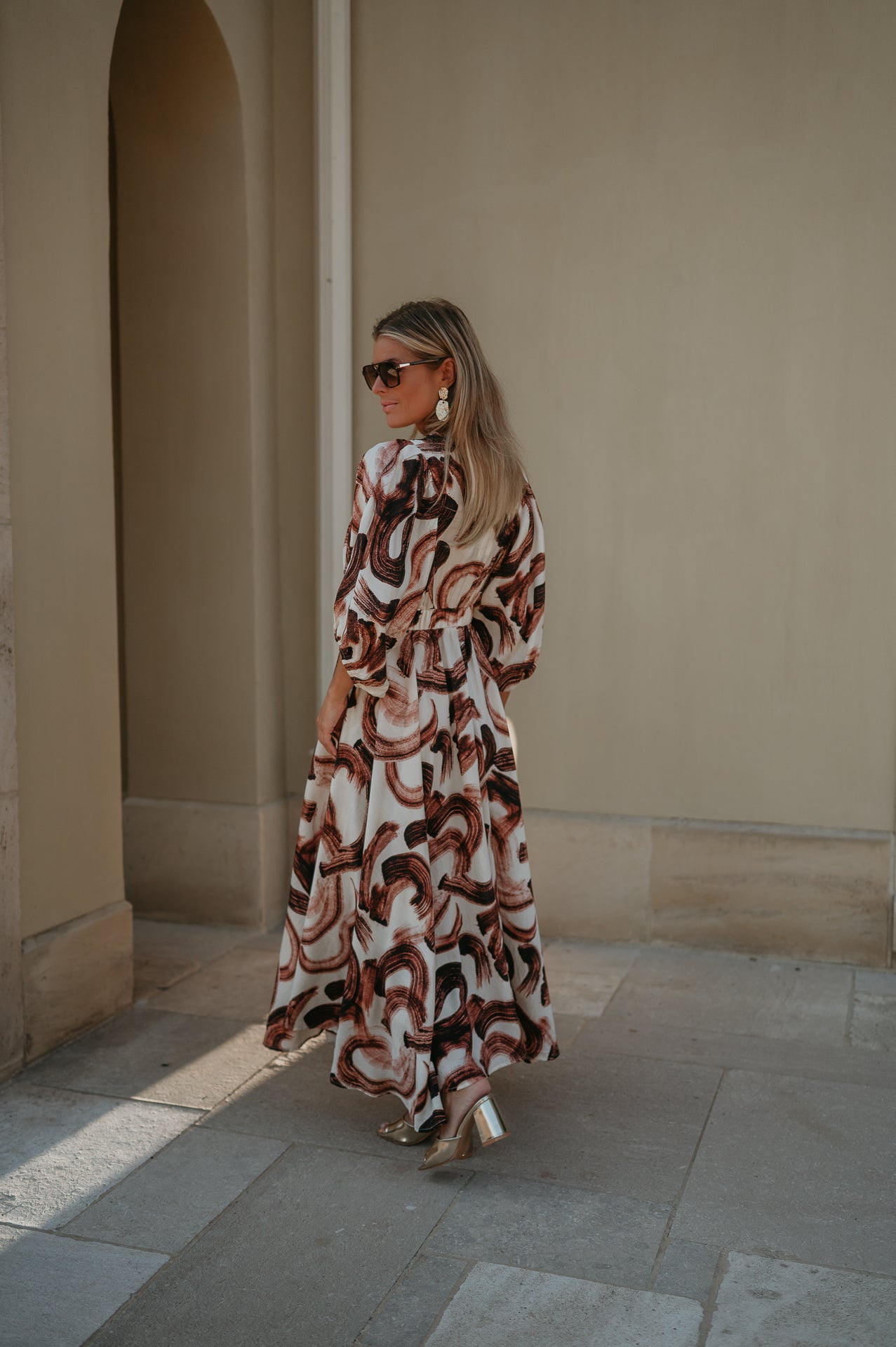 Brina dress I Brown