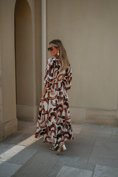 Brina dress I Brown