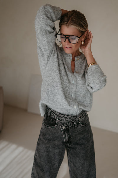Cresco cardigan I Grey