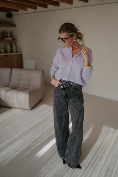 Cresco cardigan I Lila