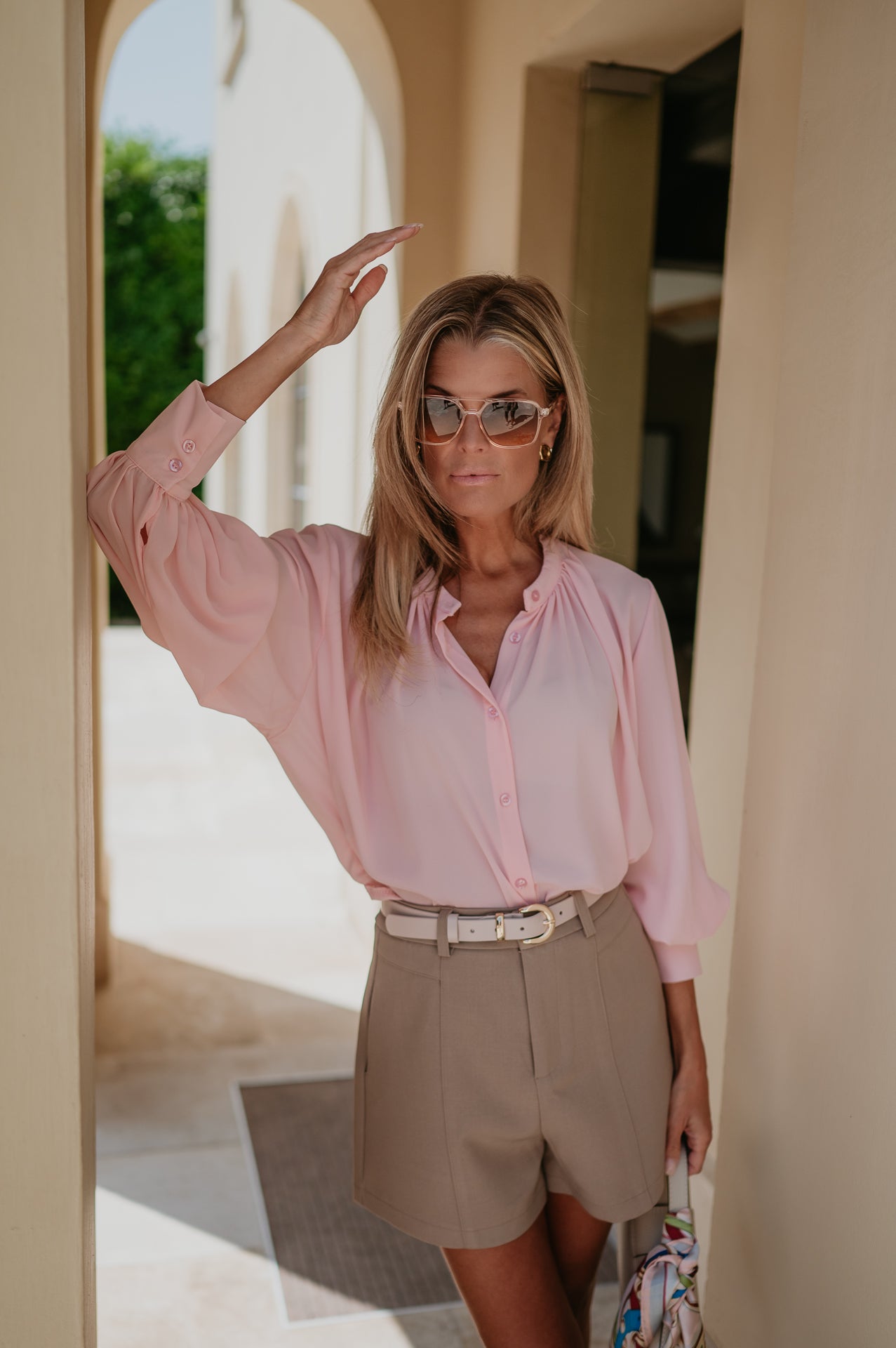 Vado blouse I Powder Rose