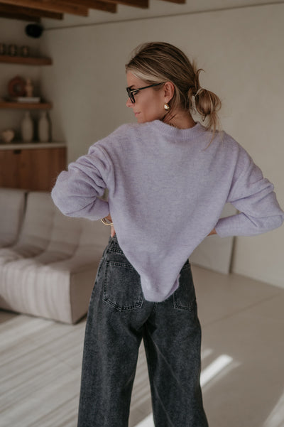 Cresco cardigan I Lila
