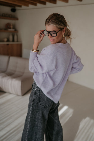 Cresco cardigan I Lila