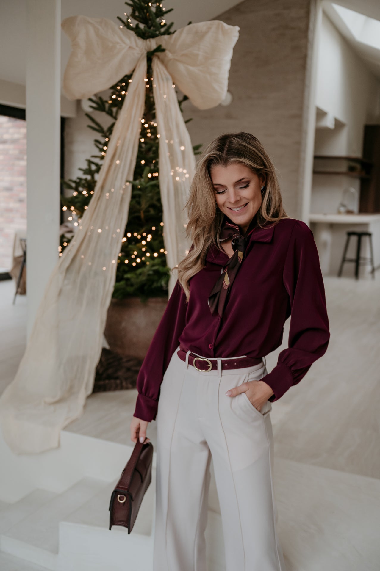 Perudi blouse I Burgundy
