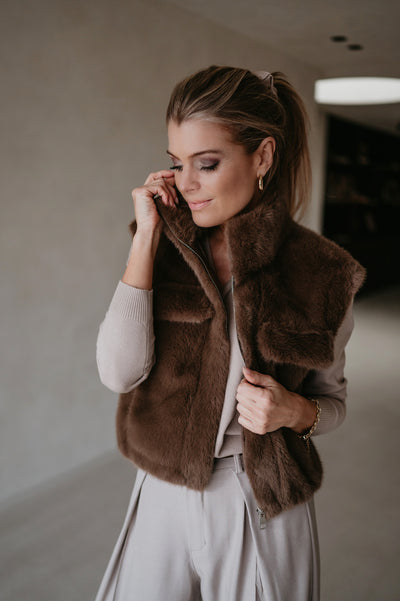 Ciale gilet I Taupe