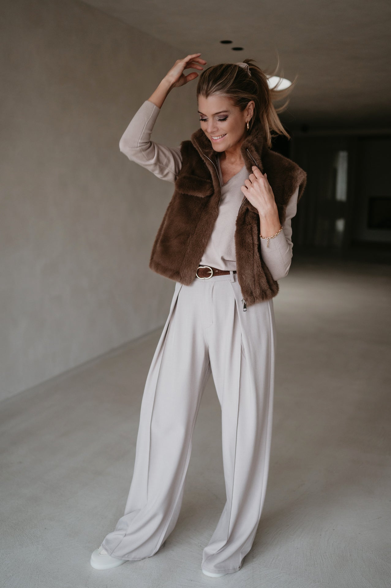 Ciale gilet I Taupe