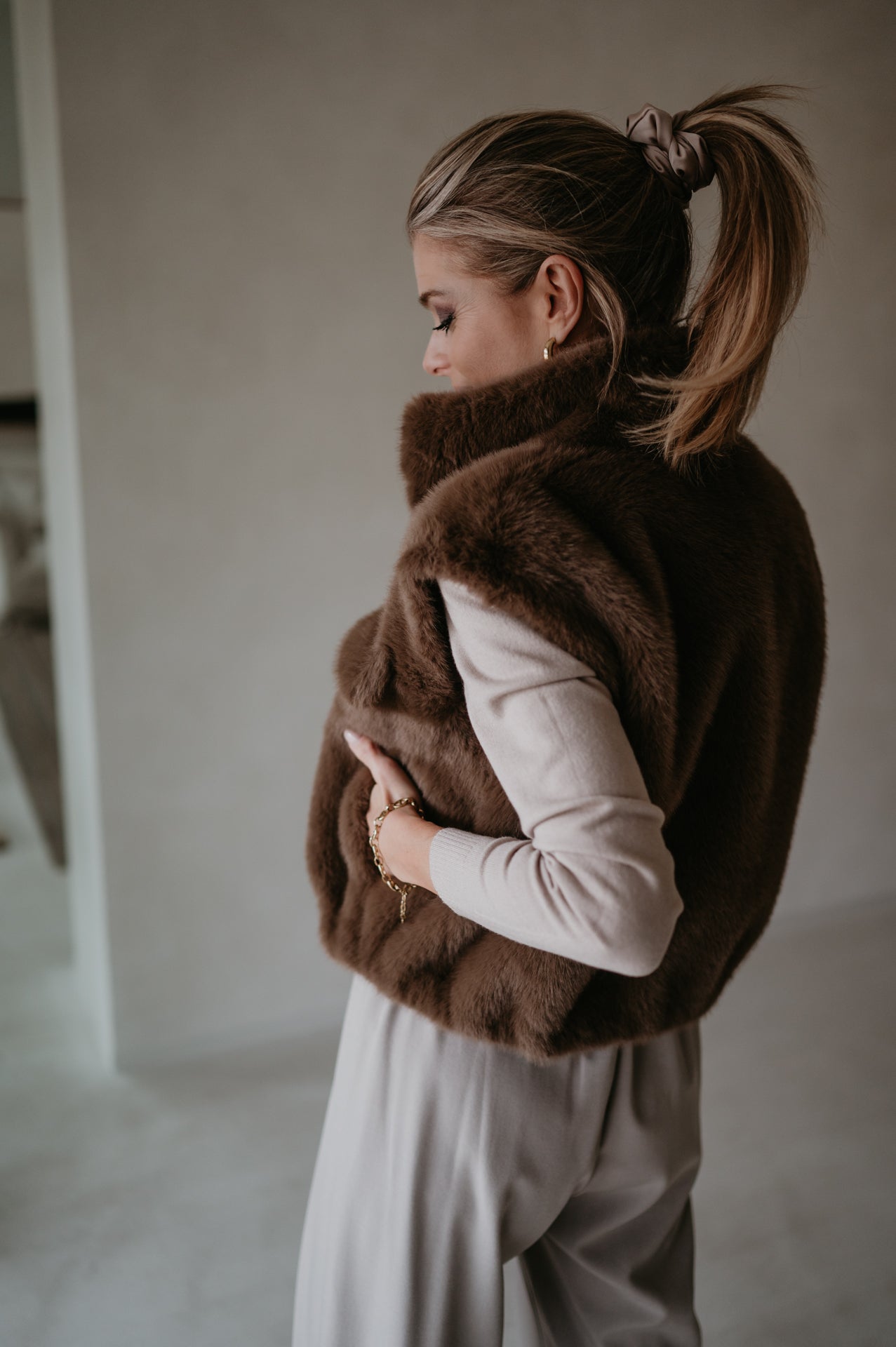 Ciale gilet I Taupe