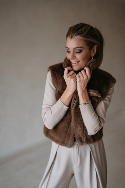 Ciale gilet I Taupe