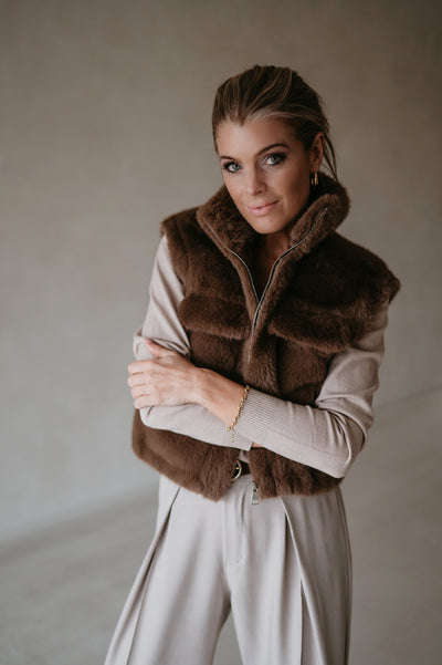 Ciale gilet I Taupe