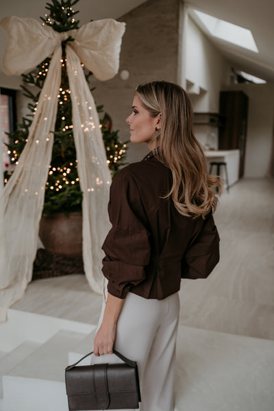 Zendile shirt I Chocolate Brown