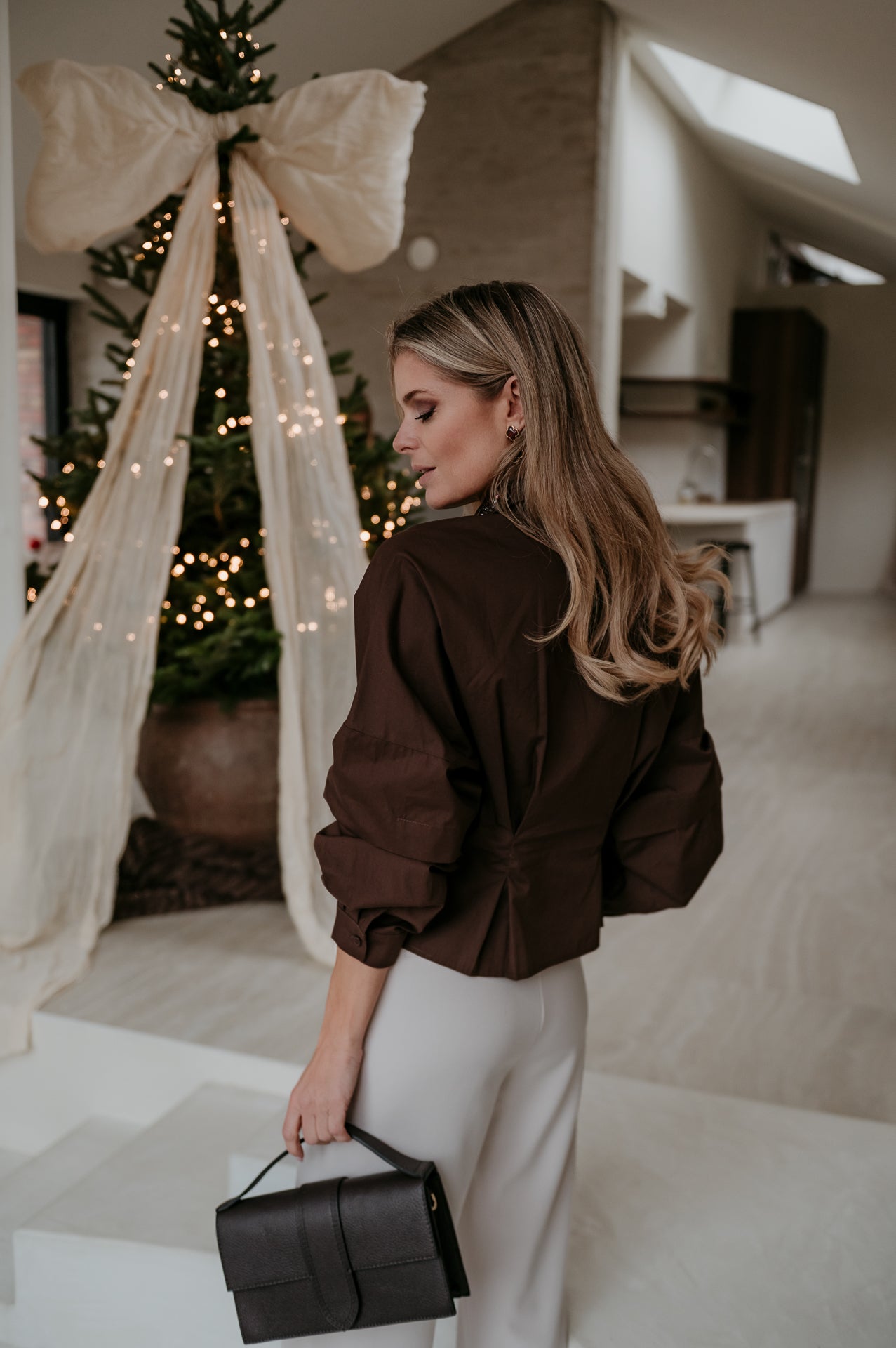 Zendile shirt I Chocolate Brown