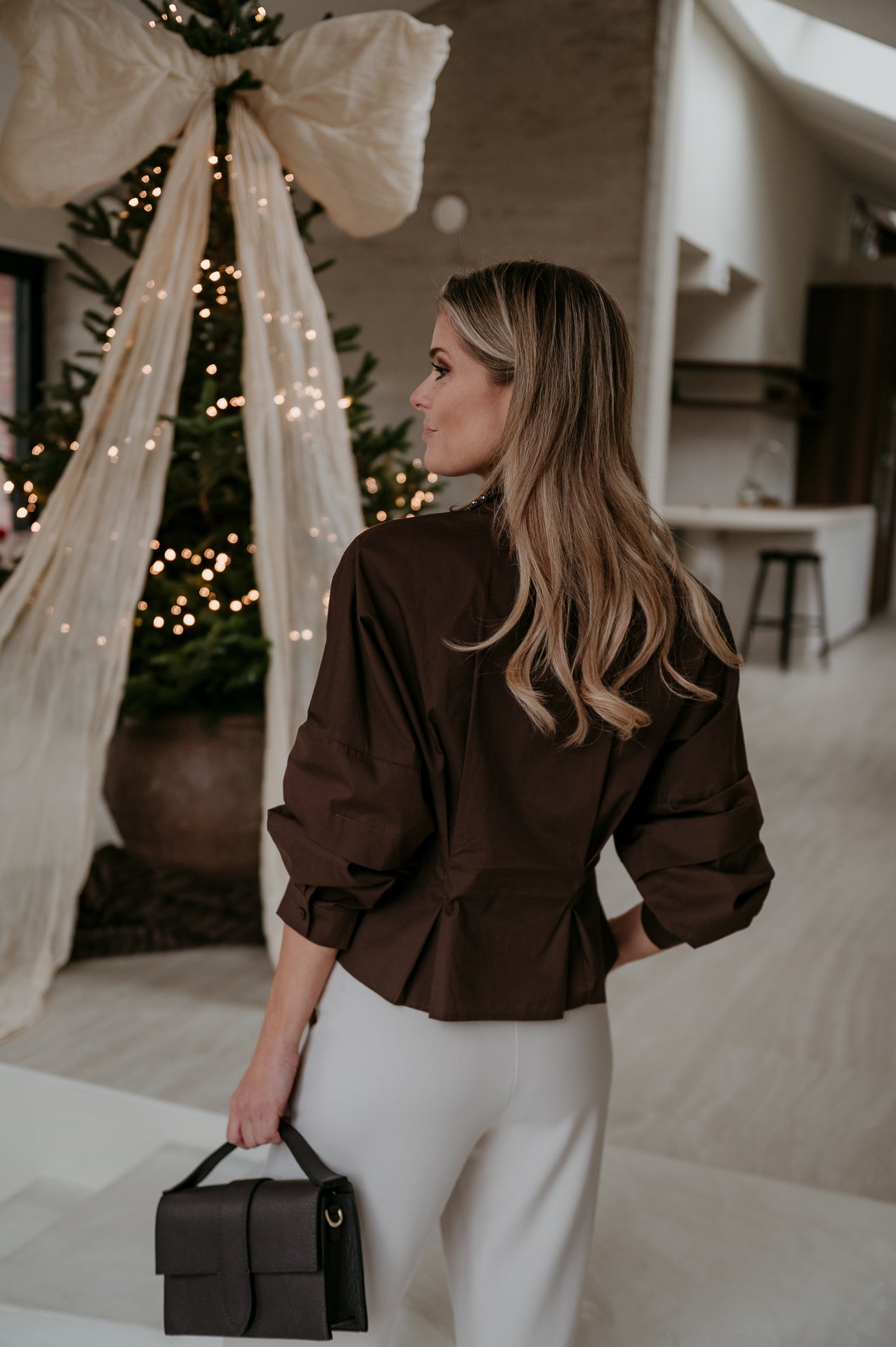 Zendile shirt I Chocolate Brown