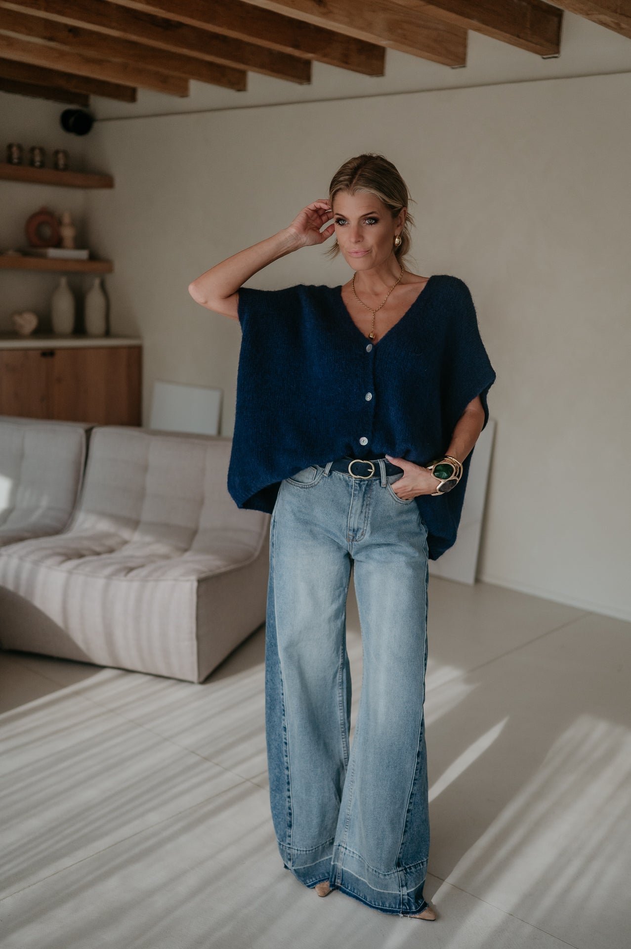 Impero knit I Blue